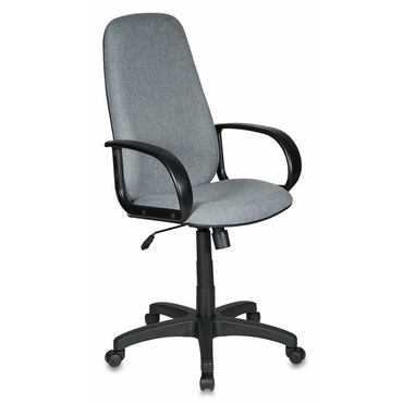 Кресло руководителя Бюрократ, CH-808LT/#G (ткань, серое 3C1, крестовина пластик)